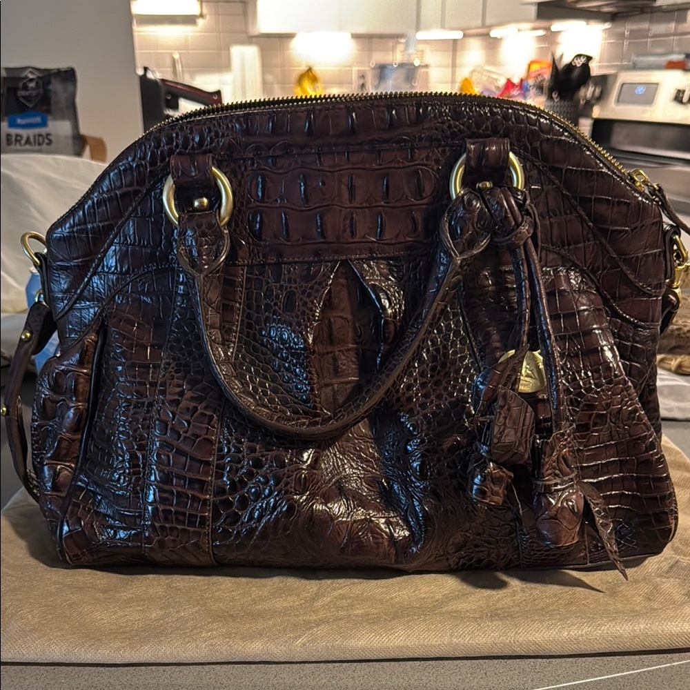 Like-new Brahmin satchel bag